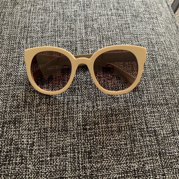 Caroline Abram Emilie sunglasses - taupe and olive - 64 - Picture 5 of 6